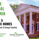 NORTH Central Virginia (Greene, Madison & Orange Counties) – Antique & Historic Homes 10/31/18